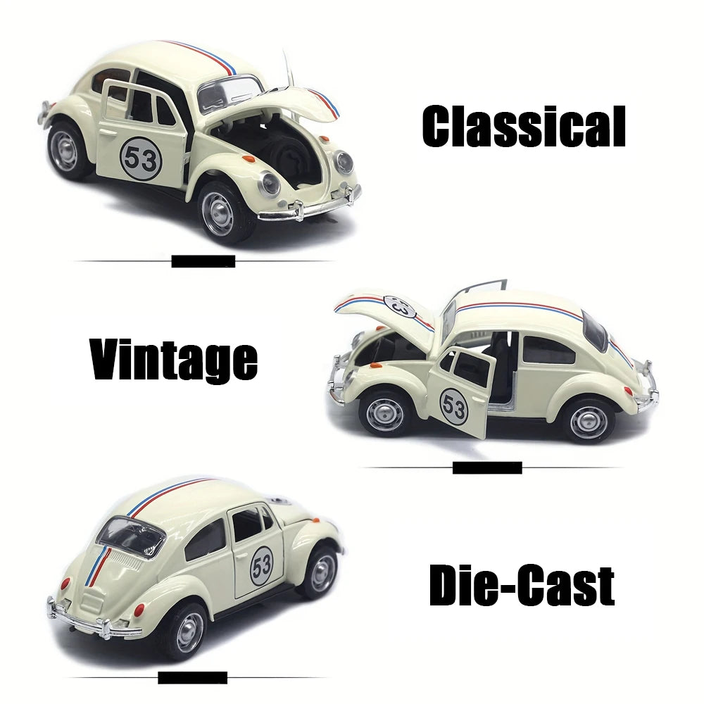 1:32 Diecast Car Model – Vintage Pull-Back Racing Car