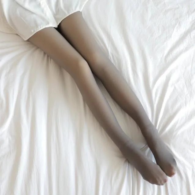 Fleece Lined Tights for Women – Warm Winter Black Hosiery