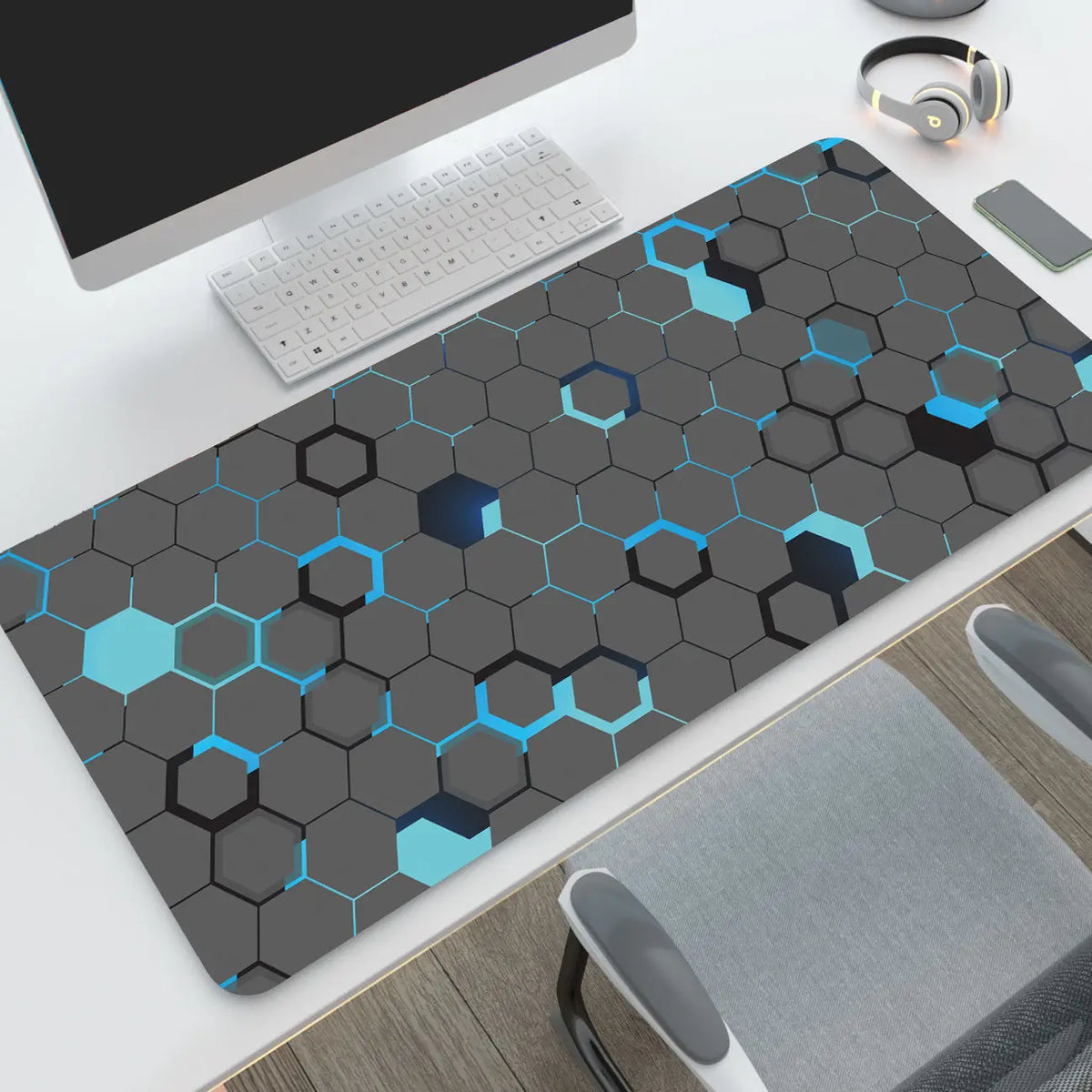 XXL Mouse Pad – Rubber Desk Mat for Keyboard & Mouse