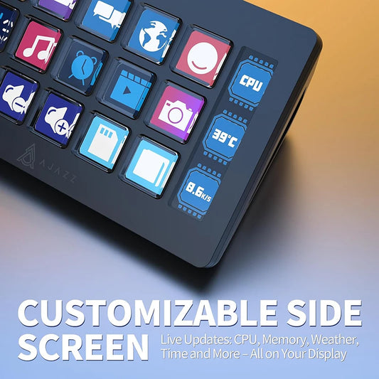 15-Key Macro Keypad USB Mini Mechanical Keyboard