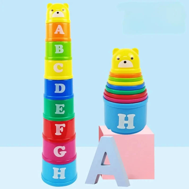 Kids Stacking Game – Brain Response Cup Competition Toy