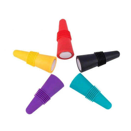 Silicone Bottle Stopper Reusable Wine & Champagne Sealer