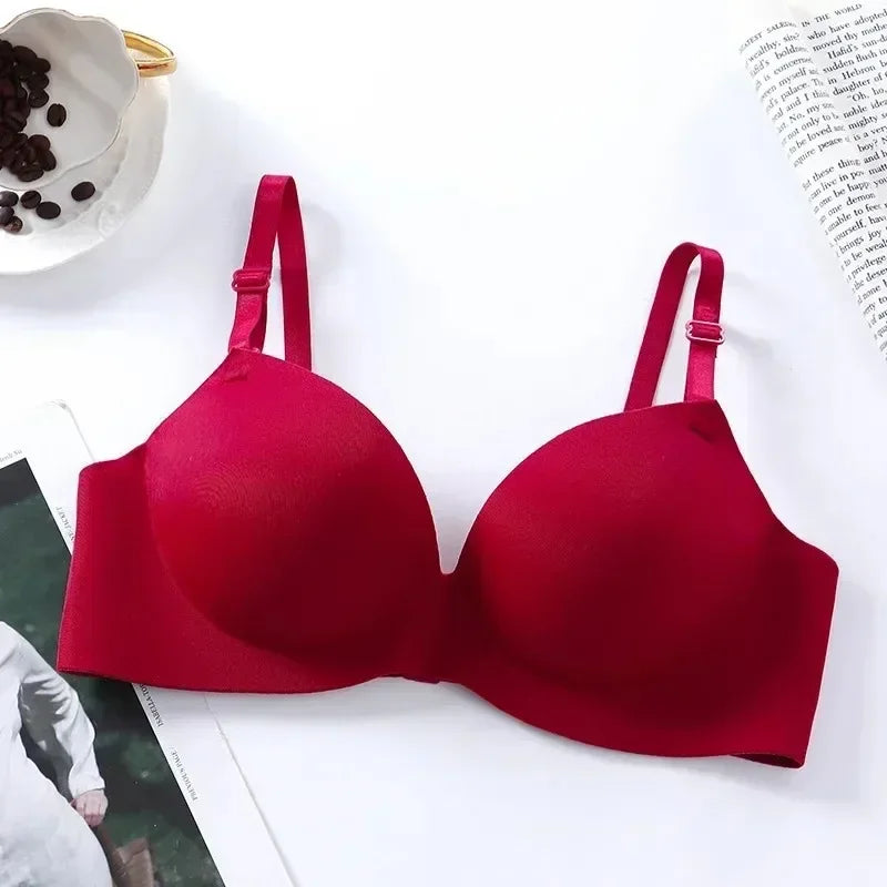 Women’s Wireless Bralette – Seamless Push Up 3/4 Cup Bra