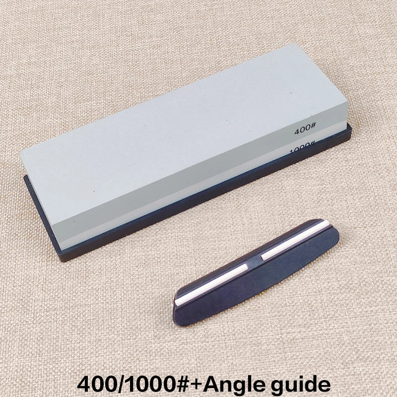 Knife Sharpening Stone Kit – 400/1000 & 3000/8000 Grit