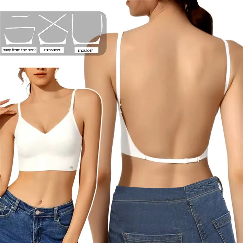 Invisible Plunge Bra – Backless Seamless Bra for Dresses