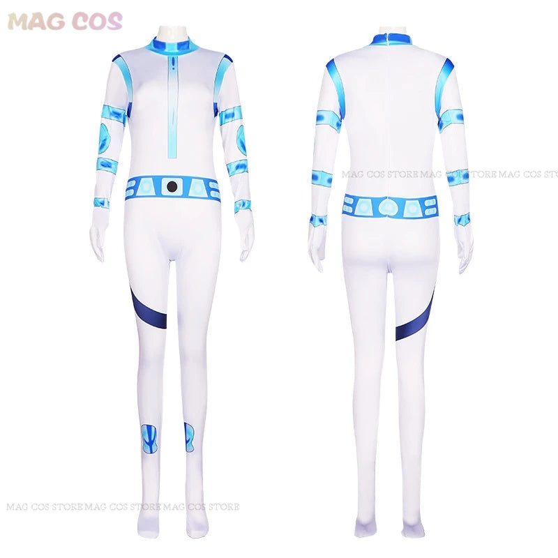 Kim Shego Cosplay Possible Anime Cartoon Series Superhero Jumpsuit Costume Wig Halloween Anti-hero Villainess Uniform Roleplay