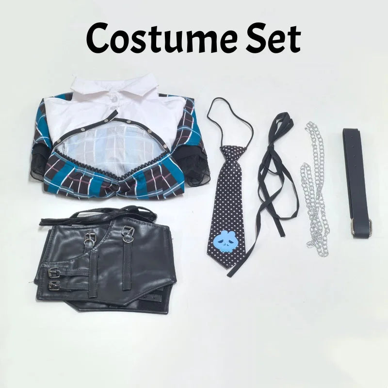 Frankie Stein Cosplay Costume Women Gothic School Uniform Anime Role Play Outfit Halloween Party Comic Con Carnival Dress