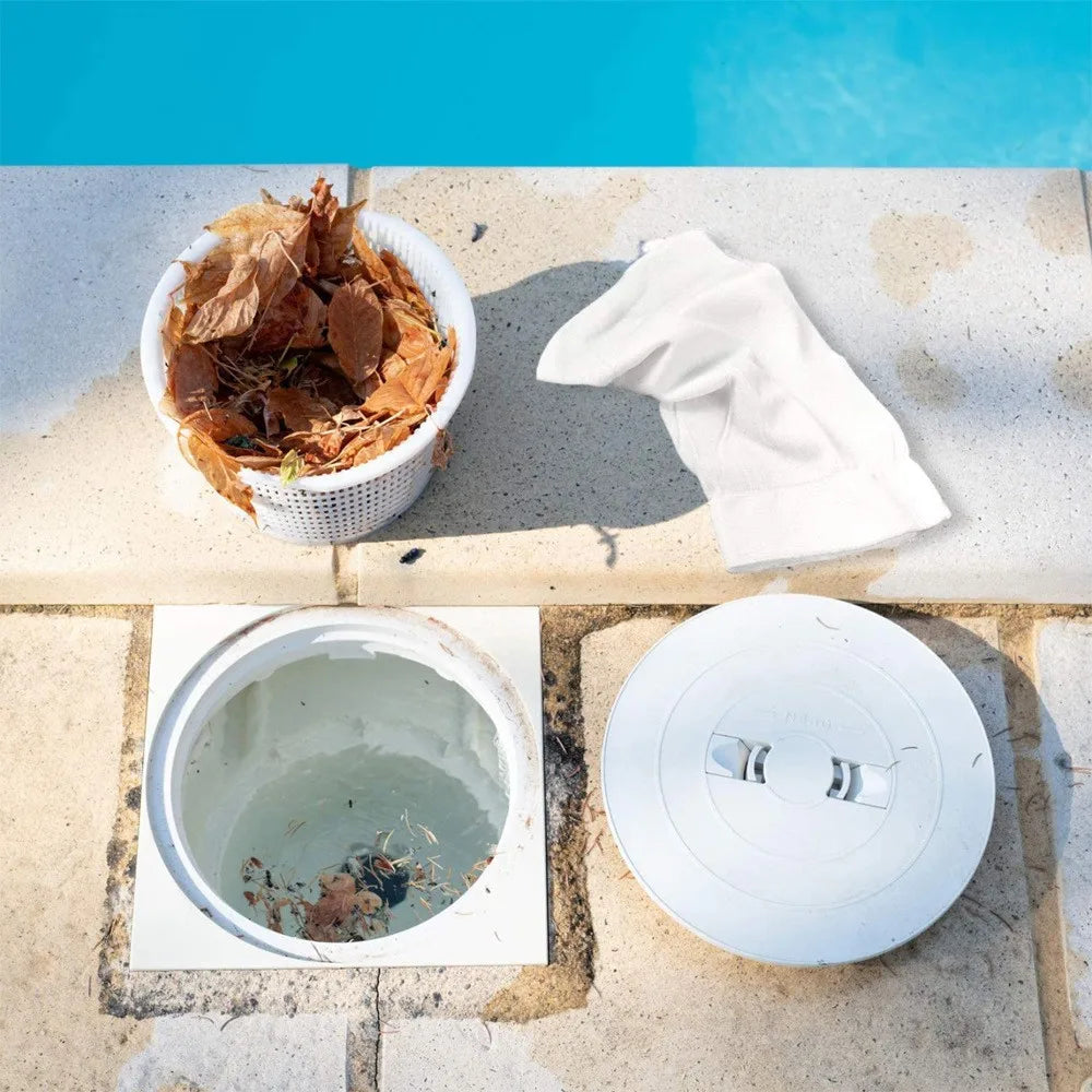 Pool Skimmer Socks 10-Pack Nylon Mesh Filters for Pool Cleaning