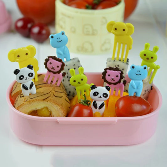 Reusable Fruit Forks Plastic Dessert Picks Small Serving Utensils