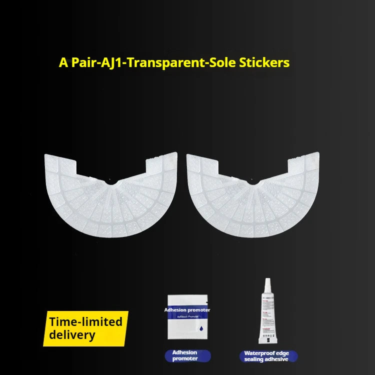 Self-Adhesive Shoe Sole Stickers – Non-Slip Rubber Heel Pads