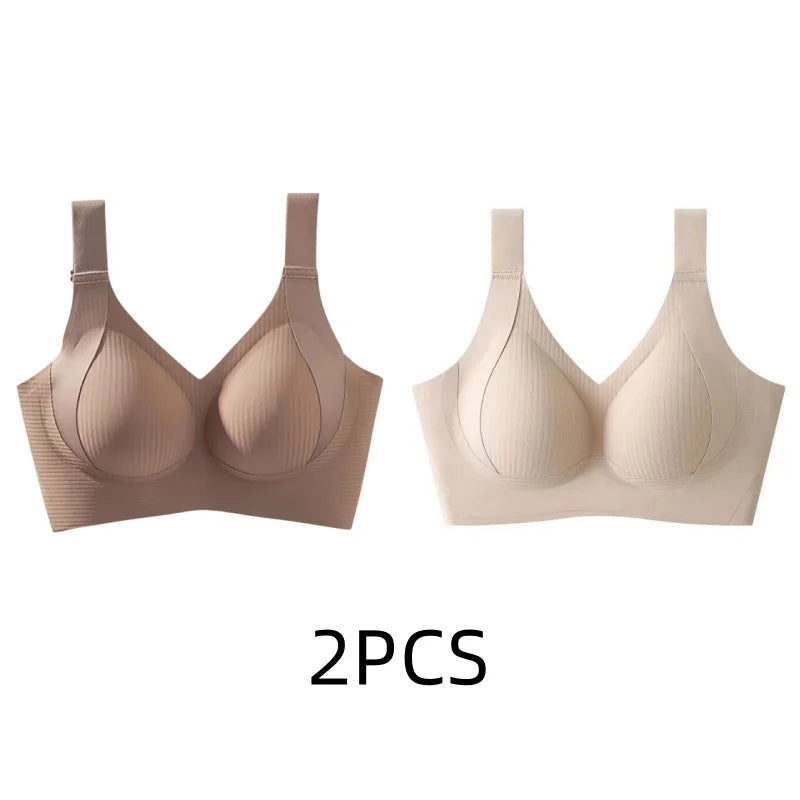 Women’s Seamless Bra – Wire Free Push Up Comfort Bra