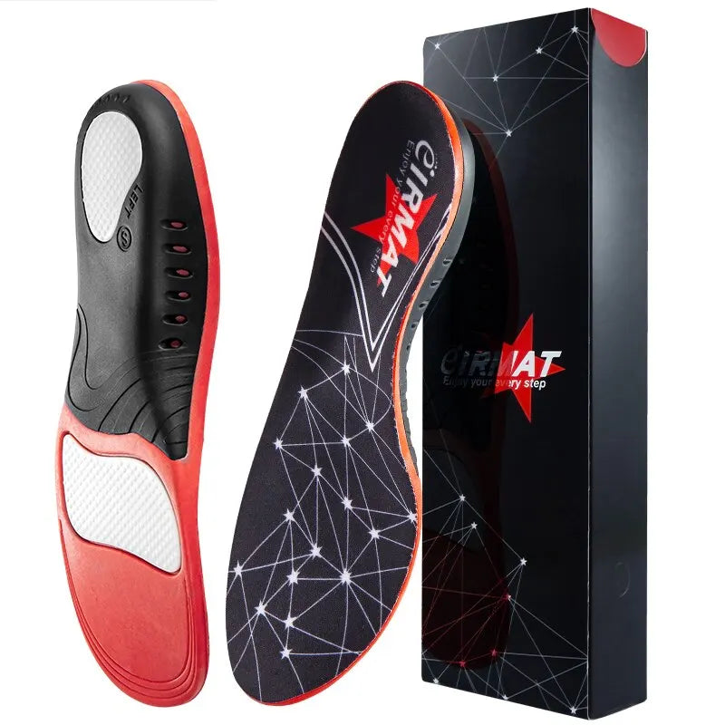 PU Shock Absorbing Insoles – Breathable Arch Support Shoe Inserts