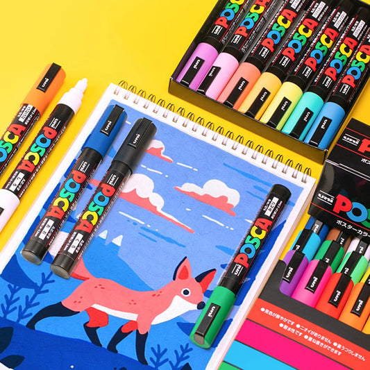 Acrylic Paint Markers – Permanent Art Pens for Rock, Glass & Fabric