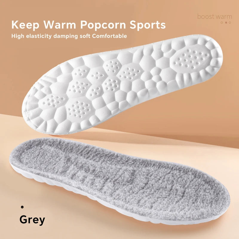 Warm Winter Insoles – Plush Thickened Cold-Weather Shoe Inserts