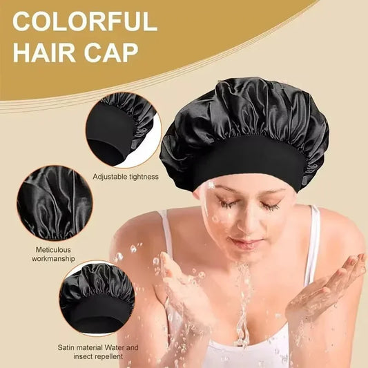 Satin Bonnet for Long Hair Large Silk Sleep Hair Wrap