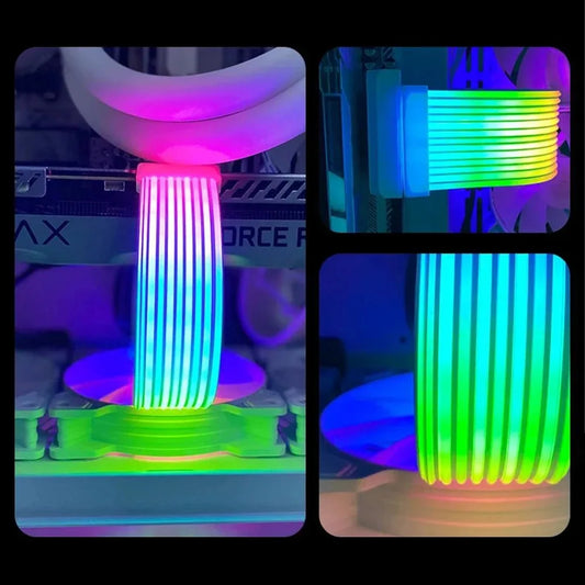 PC RGB Light Strip 5V 3-Pin ARGB PSU GPU Cable Lighting