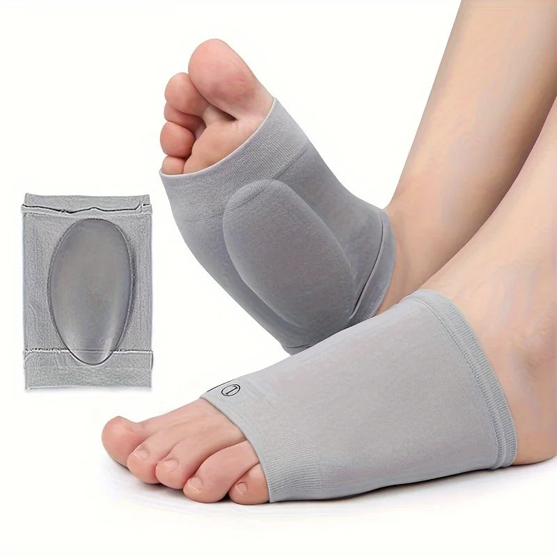 Arch Support Sleeves – Fabric Foot Supports with Gel Pads
