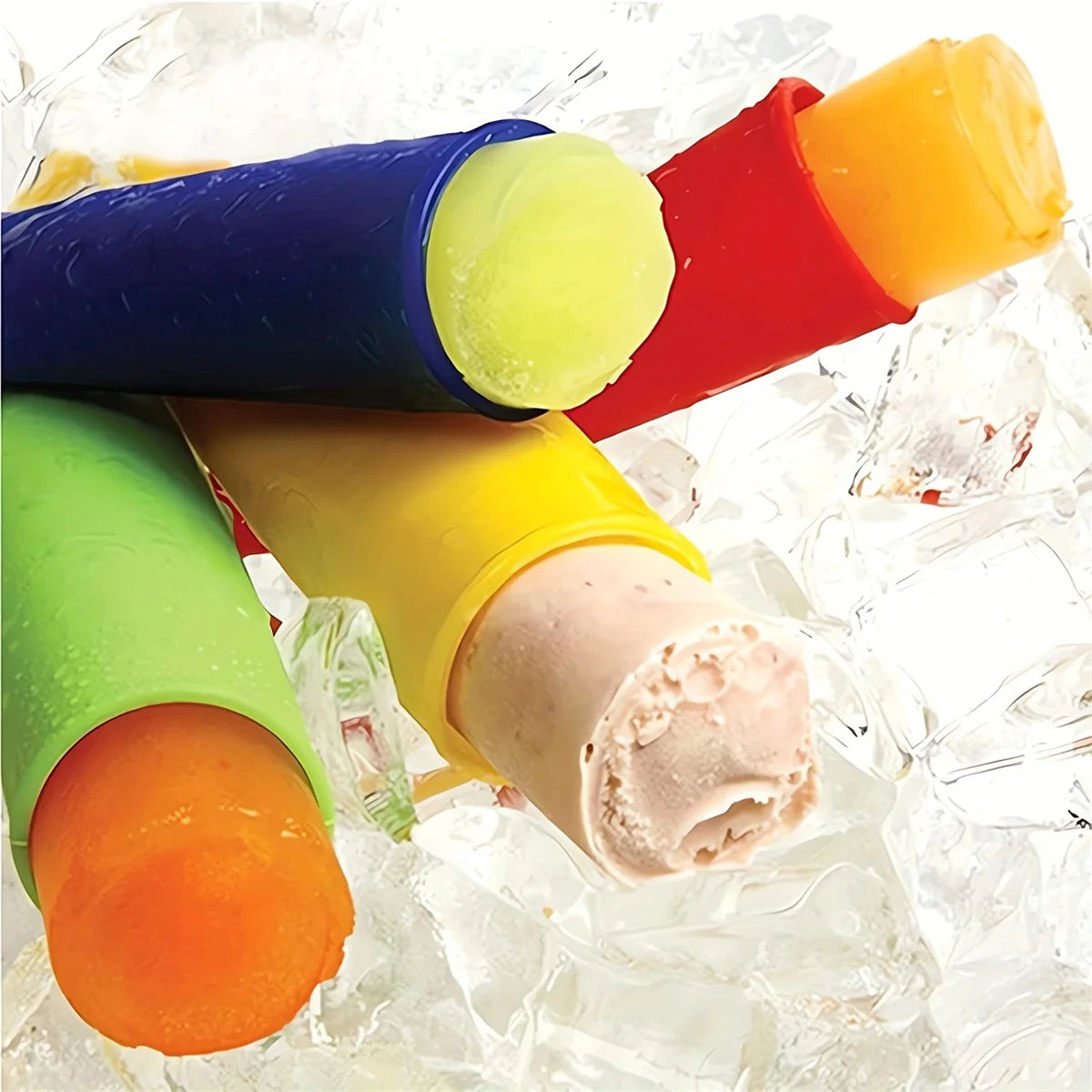 Silicone Popsicle Mold Set – Reusable DIY Ice Cream Maker