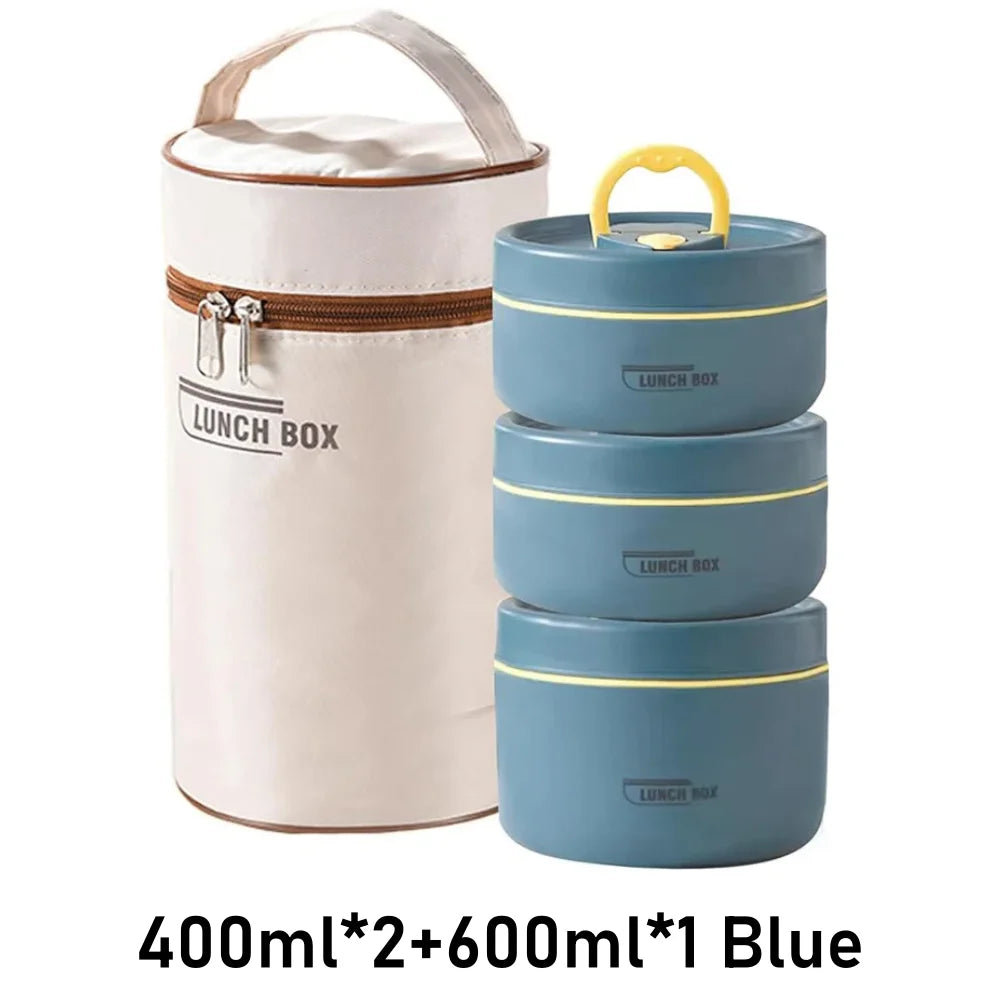 Insulated Lunch Container Set – 3