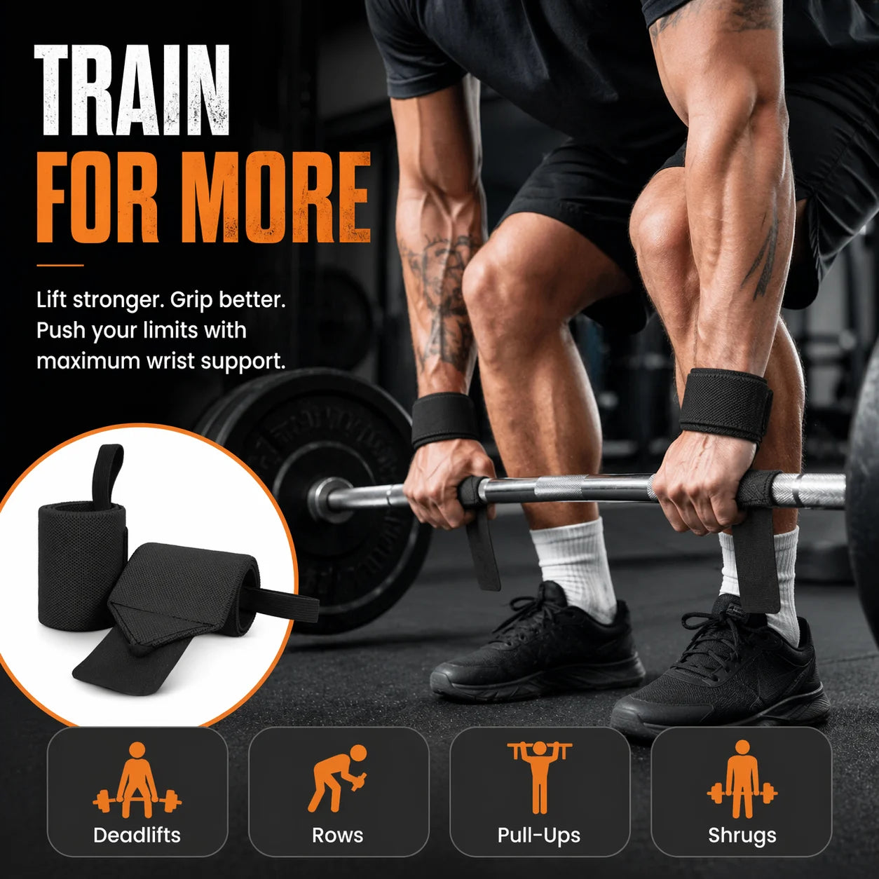 Weightlifting Wrist Straps