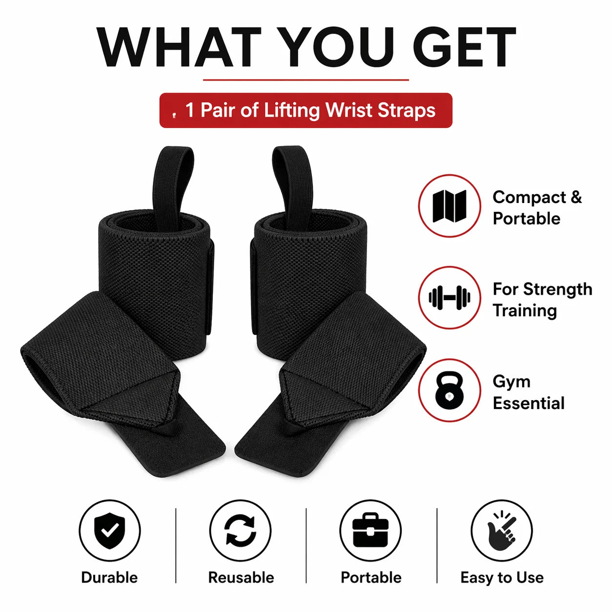 Weightlifting Wrist Straps