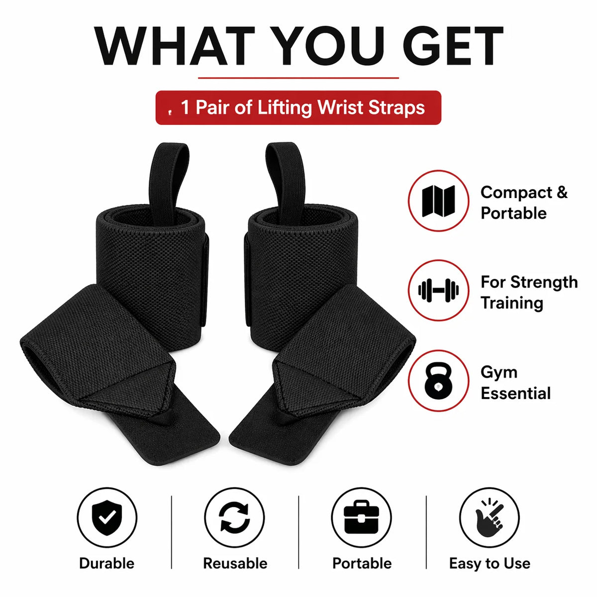 Weightlifting Wrist Straps