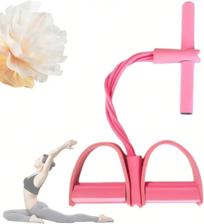 Pedal Resistance Bands with Handles – Full Body Exercise Trainer