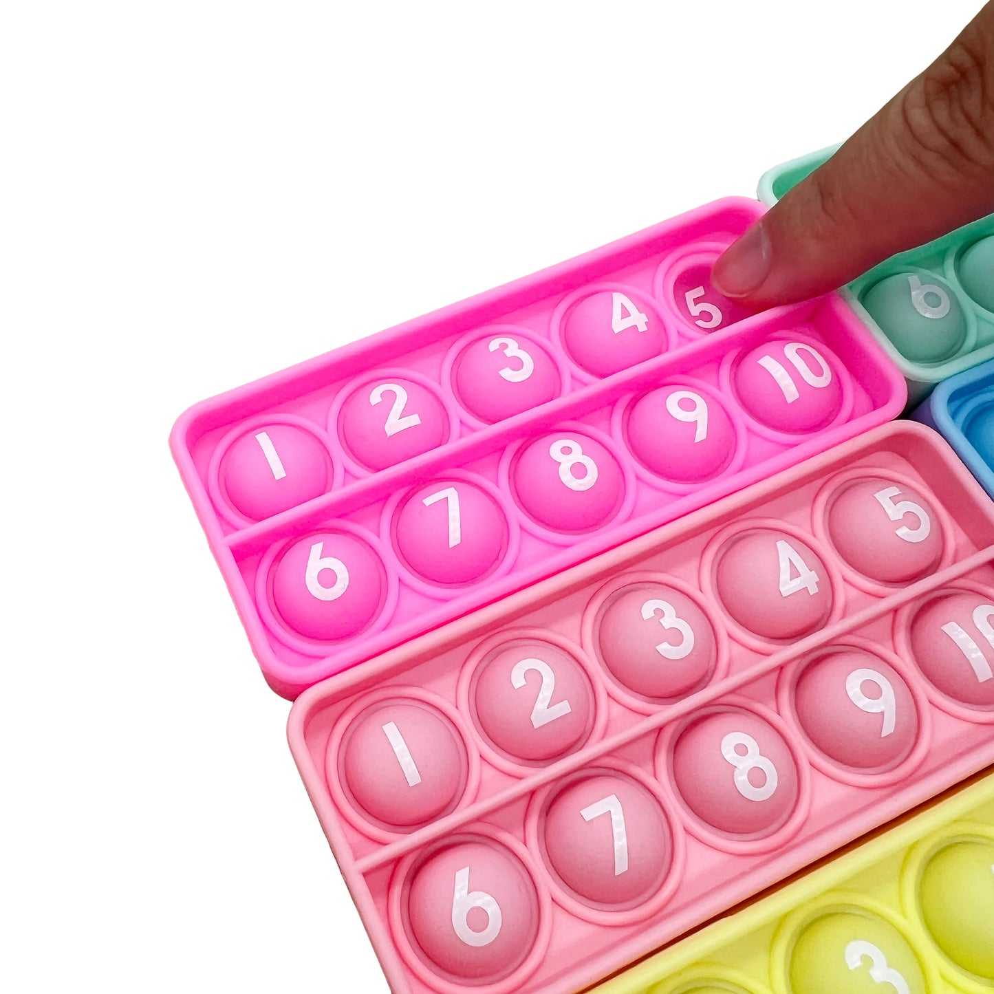 Number Counting Toys, 6-Piece Math Manipulatives for Kids