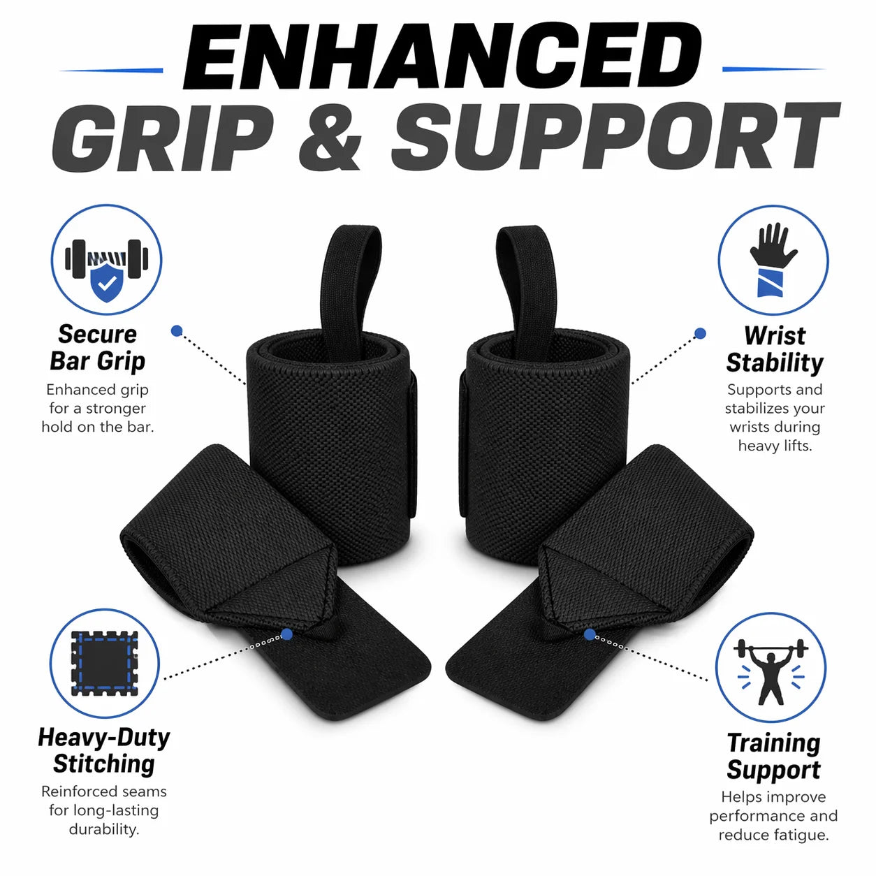 Weightlifting Wrist Straps