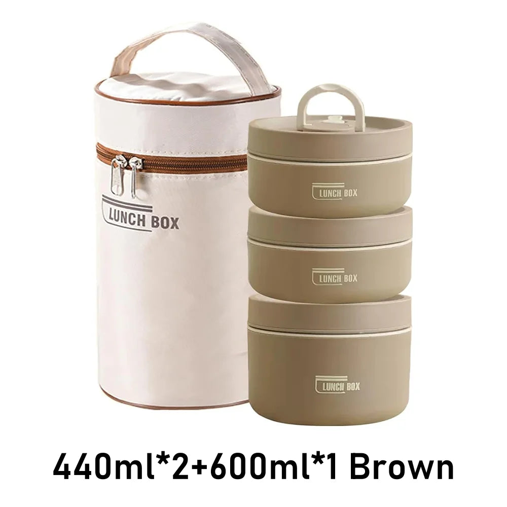 Insulated Lunch Container Set – 3