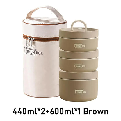 Insulated Lunch Container Set – 3
