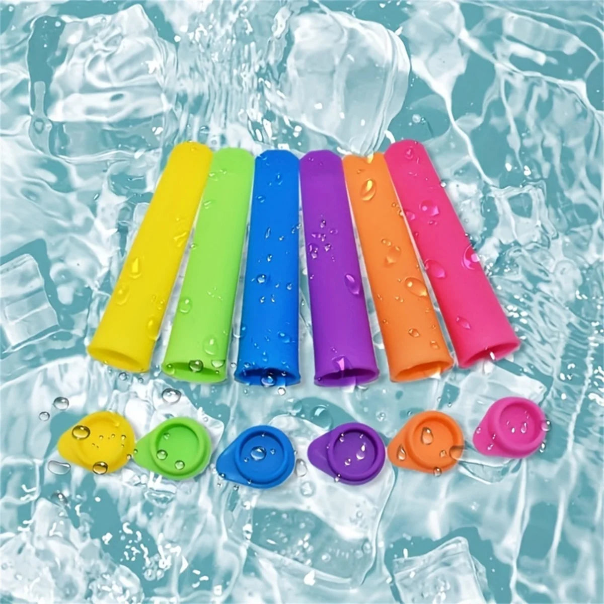Silicone Popsicle Mold Set – Reusable DIY Ice Cream Maker