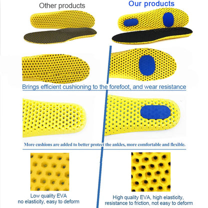 Memory Foam Insoles – Breathable Mesh Cushioned Shoe Inserts