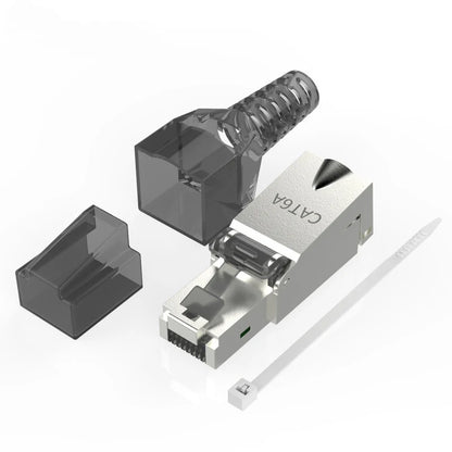 CAT7 RJ45 Connector Tool-Free Shielded Ethernet Network Plug