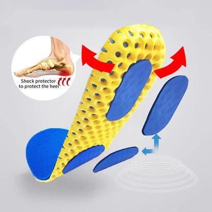 Memory Foam Insoles – Breathable Mesh Cushioned Shoe Inserts