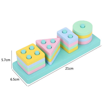 Wooden Shape Matching Toy for Kids