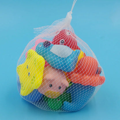 Baby Bath Toys – 10-Piece Squeeze & Float Animal Set