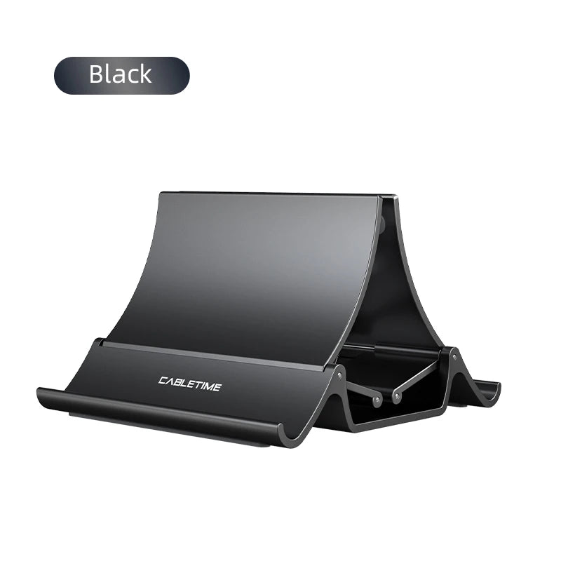 Vertical Laptop Stand Automatic Adjustable Space Saving Holder