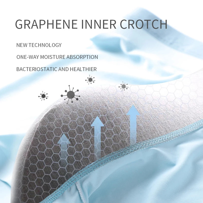 Men’s Boxer Shorts 3 Pack – Ice Silk Stretch Underwear