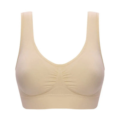 Seamless Wireless Bra for Women – Strapless Full Cup Bra