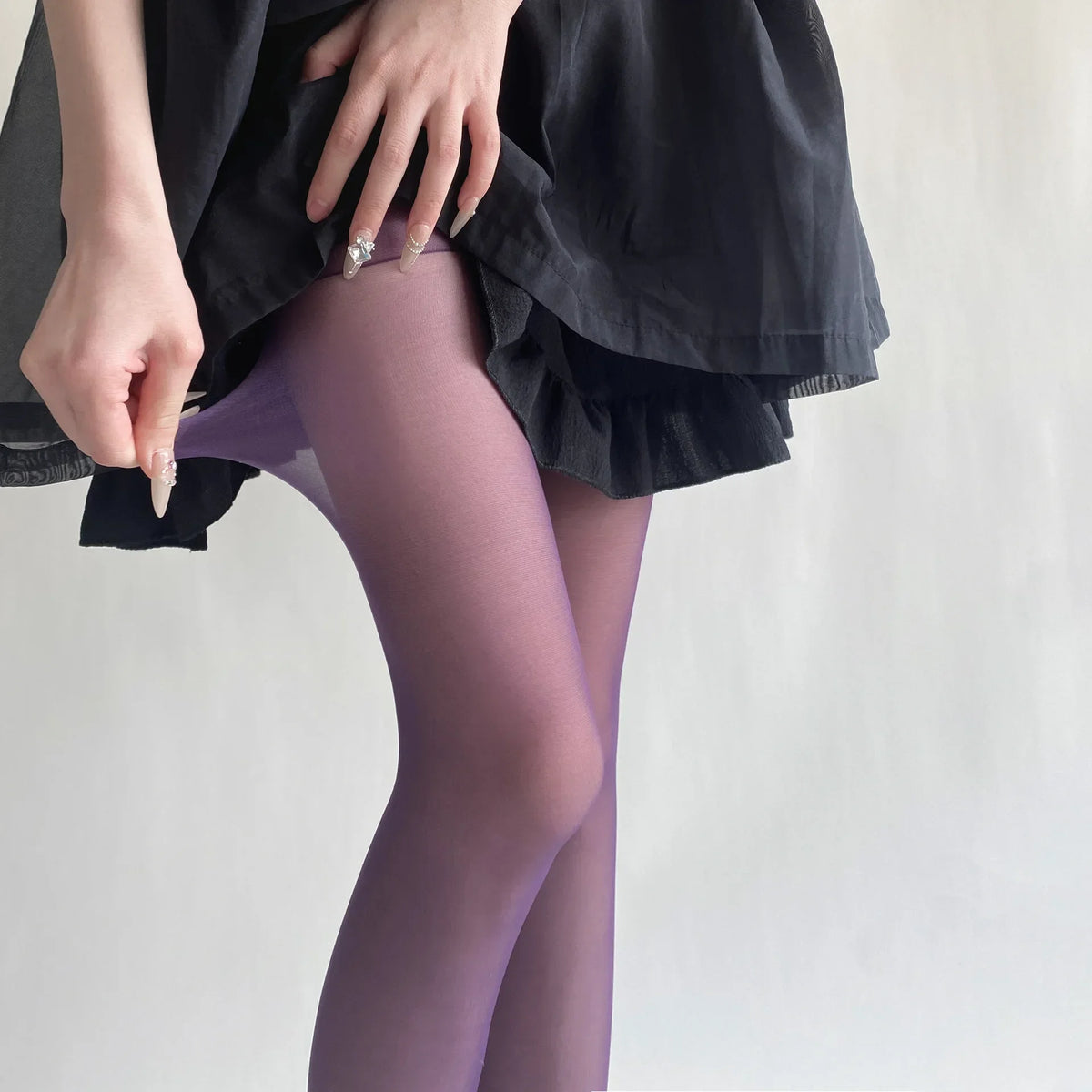 Thigh High Stockings – Ultra-Thin Nylon Style