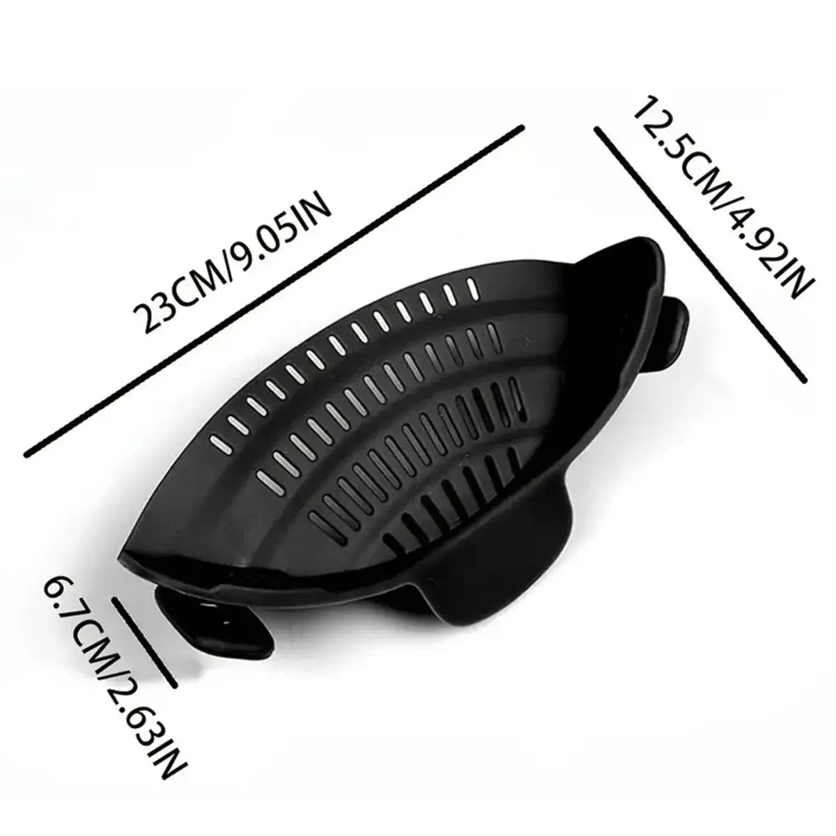 Clip On Pot Strainer Adjustable Stainless Steel Kitchen Tool