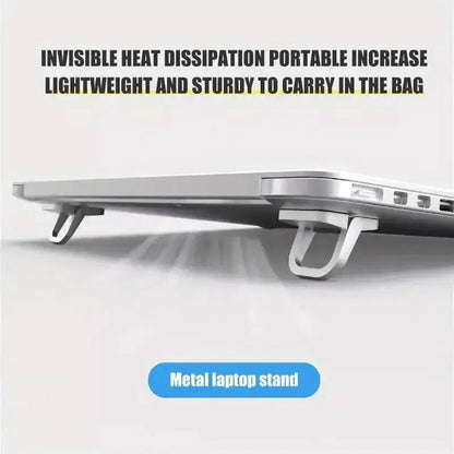 Portable Laptop Stand Set – 2-Pack with Keyboard Riser