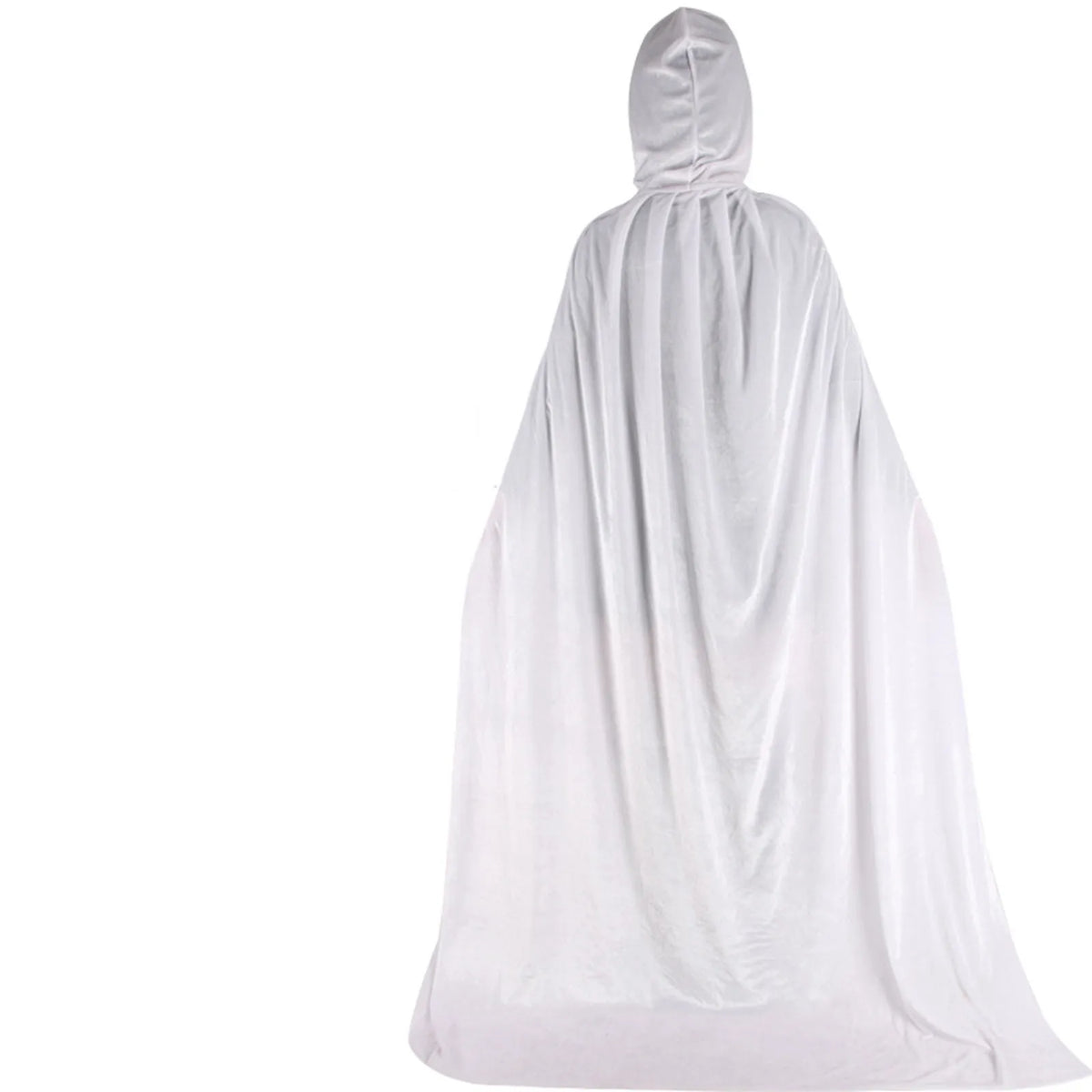 Adult Kids Halloween Pleuche Velvet Cloak Cape Hooded Medieval Costume Witch Wicca Vampire Halloween Cosplay Costume Cape