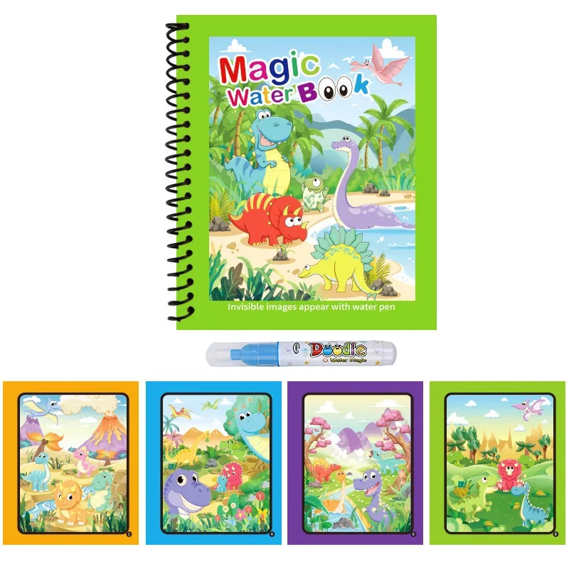 Magic Water Coloring Book