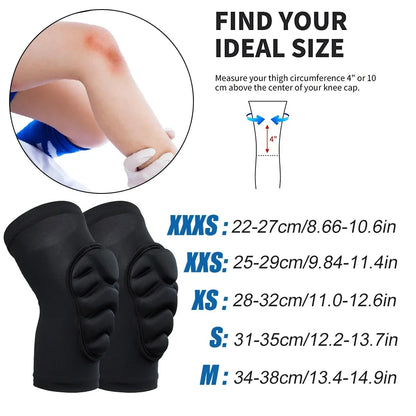 Kids Knee and Elbow Pads for Sports, Skating, Soccer & Basketball