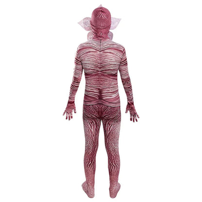 Cannibal Flower Jumpsuit Halloween Festival Horror Cosplay Bodysuit Costume for Children and Adults Bizarre Story Clothes