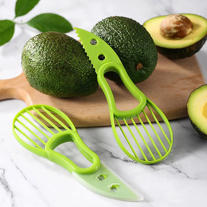 3-in-1 Avocado Slicer, Corer & Peeler Fruit Cutter Kitchen Tool