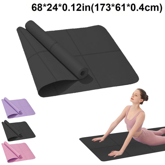 4mm Yoga Mat EVA Foam Exercise Mat for Yoga & Pilates