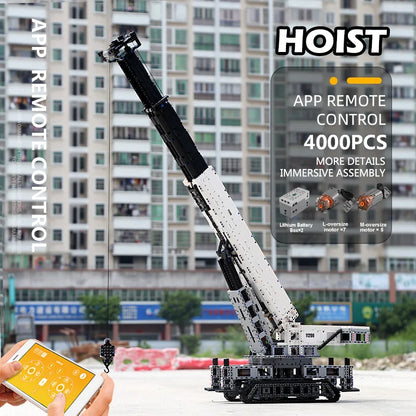 RC Motorized Crane Building Blocks